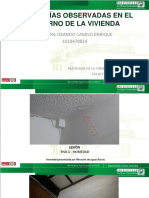 PATOLOGÍAS OBSERVADAS EN EL ENTORNO DE LA VIVIENDA