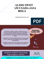 Analisis Swot Dalam Usaha Jasa Boga