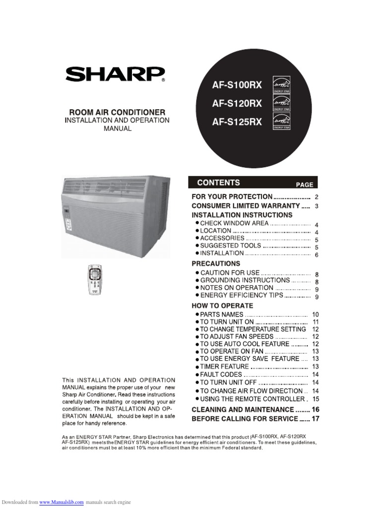 AfS100rx AfS120rx AfS125rx PDF Air Conditioning Machines