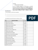 Acta de Charla de Seguridad