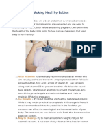 Making Healthy Babies PDF