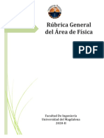 Rubrica Área de Física Final