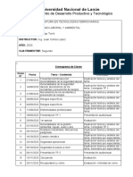 01 Cronograma SEGURIDAD LABORAL Y AMBIENTAL 2020 REVISADO