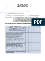 Midterm Eval Form - Music Student-Teacher