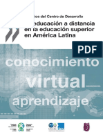 La Educación a Distancia en La Educación Superior en América Latina