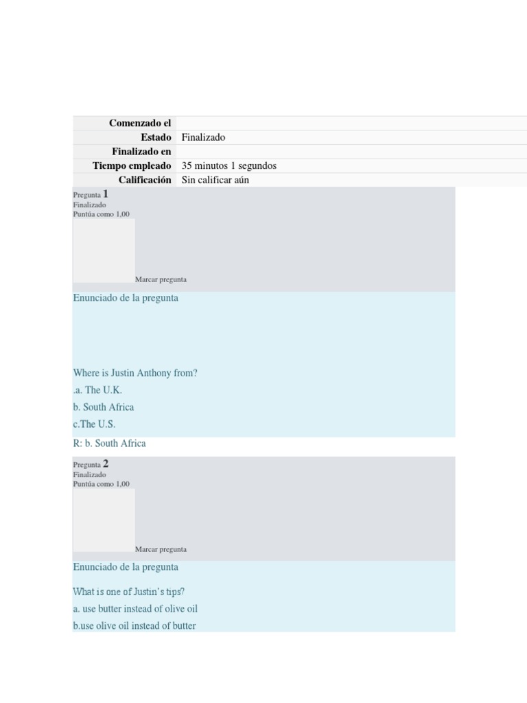 Quiz Listening | PDF