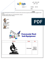 Lab Safety and Tools