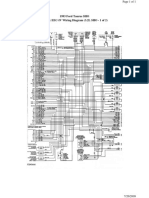 1993 Ford Taurus SHO Fig. 26: EEC-IV Wiring Diagram (3.2L SHO - 1 of 2)