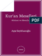 40 - Kur'an Meselleri - Maksat Ve Mesajları - / Ayşe Seyithanoğlu