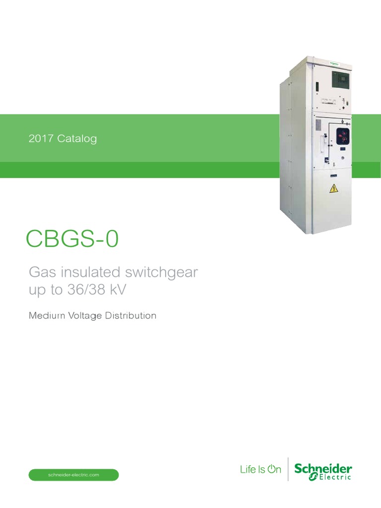 CBGS-0: Gas Insulated Switchgear Up To 36/38 KV | PDF | High Voltage ...