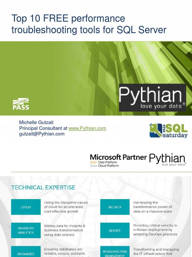 Top 10 FREE SQL Server Performance Tools | PDF | Microsoft Sql Server ...