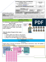 Aprendizaje en casa de matemáticas sobre la centena