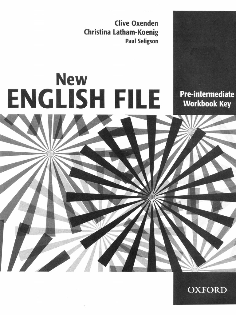 New English File Pre-Intermediate Workbook Key | PDF