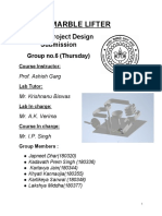 Marble Lifter: TA201A Project Design Submission