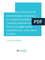 Introductory Course To The United Nations Convention To Combat Desertification in Countries Experiencing Serious Drought And-Or Desertification, Particularly in Africa (UNCCD) PDF