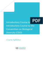 Introductory Course To The Convention On Biological Diversity (CBD) PDF