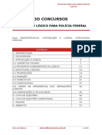 Aula 00 - Introdução à Lógica; Estruturas Lógicas_