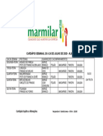 Cardápio 20 A 24 de Julho de 2020