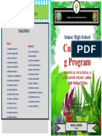 Culminatin G Program: Senior High School