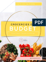 Groceries On A Budget (11 Pages)
