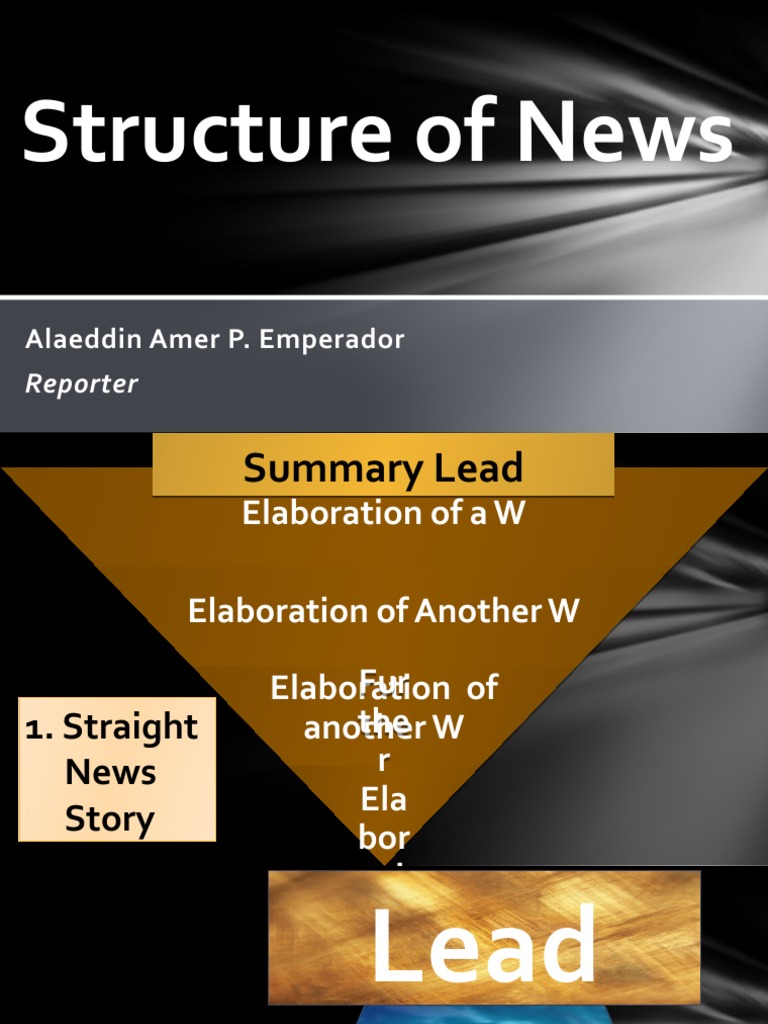 Types of News Stories Explained | PDF | News | Communication