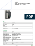 Product Data Sheet: Molded Case Switch-Disconnector Compact NS1600 NA - 1600 A - 3 Poles