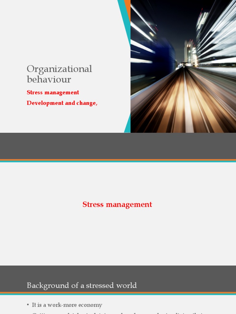 Stress Management in Organizational Change | PDF | Stress Management ...
