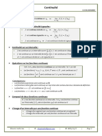 Continuite Resume de Cours 2 PDF