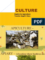 Apiculture: English For Agriculture Teacher Angel's Class