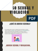 Abuso Sexual y Violación