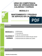 Modulo 5 Mantenimiento de Calderas y Pruebas de Servicio