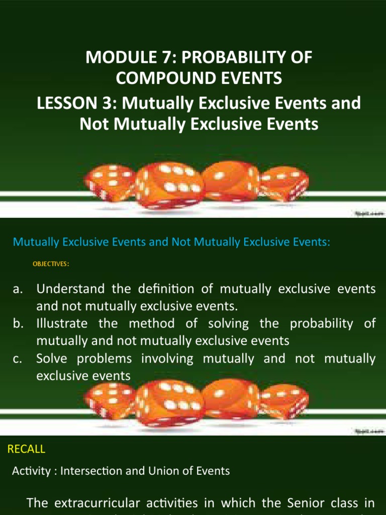 Mutually-And-Not Events | PDF | Randomness | Probability And Statistics