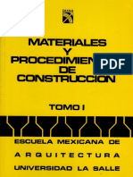 Materiales y Procedimientos de Construccion-Tomo 1 - ARquiLibros - AL PDF