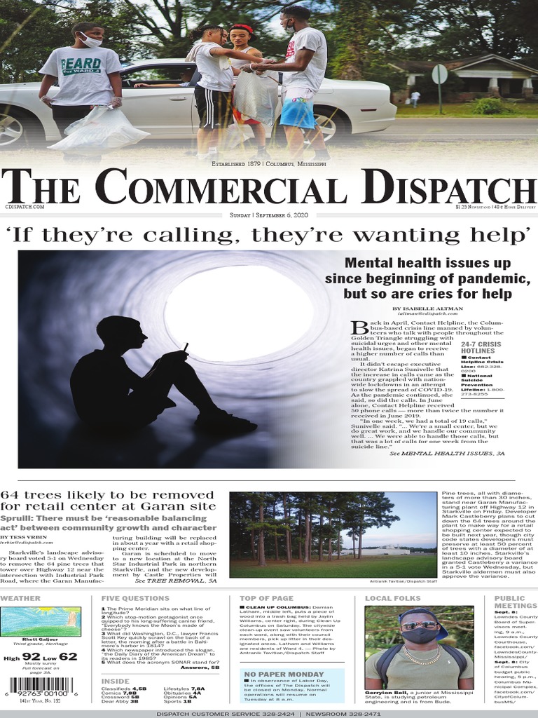 Commercial Dispatch Eedition 9-6-20 | PDF | Suicide