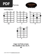 Riptide Chords and Lyrics Guide | PDF