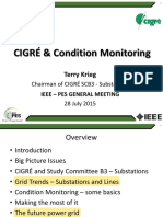 CIGRÉ & Condition Monitoring CIGRE-IEEE 2015, Terry Krieg