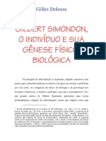 Gilles Deleuze Gilbert Simondon (Português)