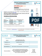 Disinfection Fog Gate (DFG-X-X-X) : Technical Specifications