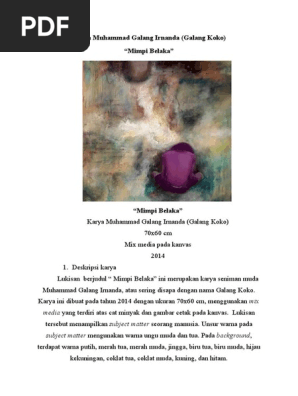 Contoh Kritik Seni Lukis Dengan Pendekatan Semiotika