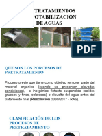 Pretratamientos en potabilización de aguas