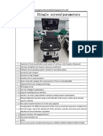 BR-US01 (Single Screen) Parameters: Guangzhou Benray Medical Equipment Co.,LTD