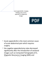 Acute Appendicitis: Imaging Findings and Current Approach To Diagnostic Images