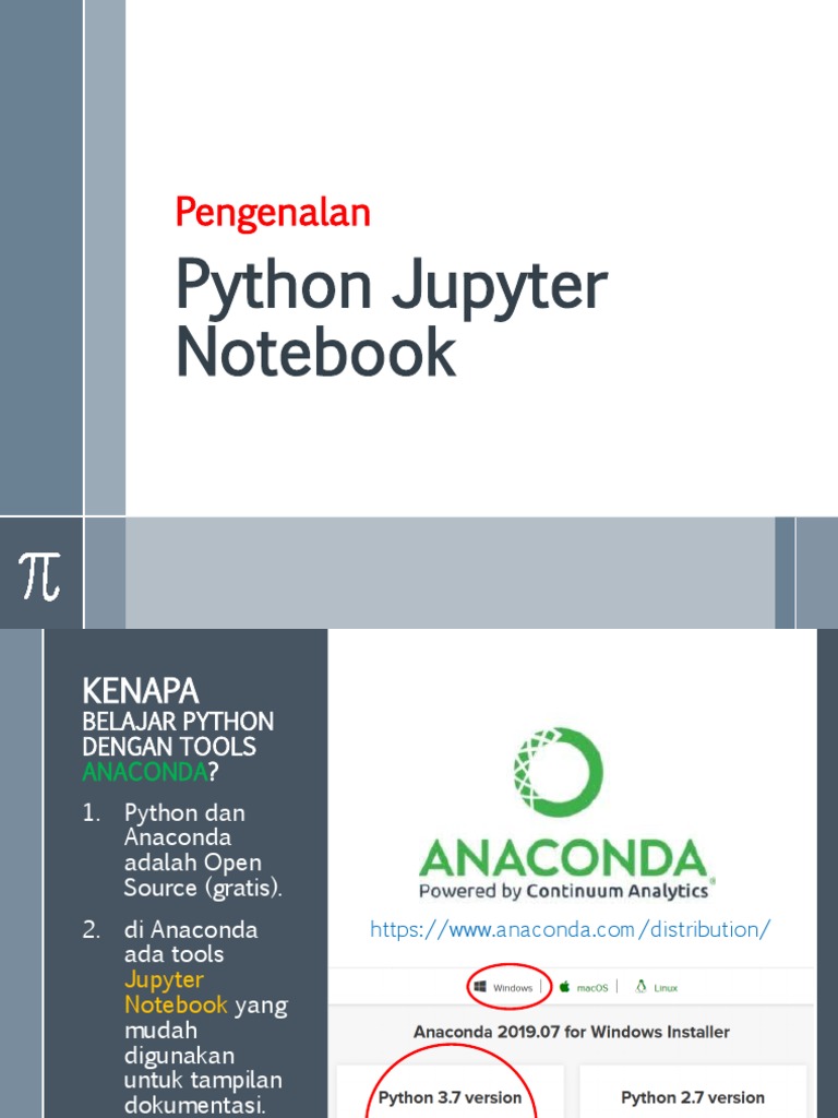 Belajar Python dengan Jupyter Notebook | PDF