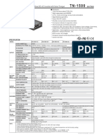 TN-1500-112A - Datasheet Inversor Antiapagon PDF