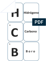 Fichas de Elementos No Metalicos