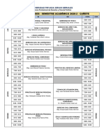 Horario Derecho Cañete 2020-2