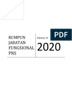 Rumpun Jabatan Fungsional PNS