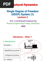 Structural Dynamics - SDOF - Pps | PDF | Equations Of Motion | Force
