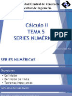 Tema 5 SERIES NUMERICAS (Primera Parte)