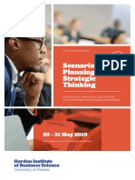 Scenario Planning and Strategic Thinking